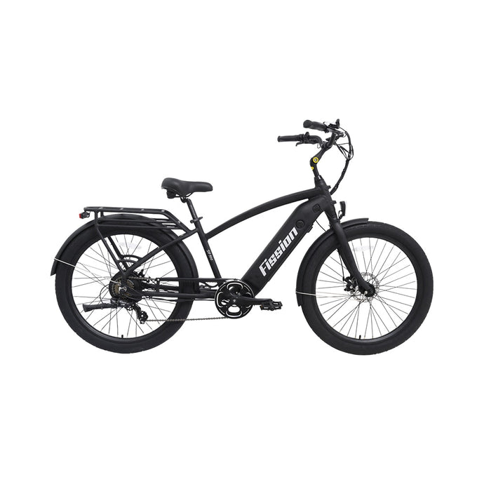 Fission Cycles SO-500 Electric Bicycle Black/Blue - Black - 