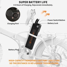 Load image into Gallery viewer, Aostirmotor A20 Fat Tire Folding E-Bike Battery