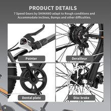 Load image into Gallery viewer, Aostirmotor S07 Commuting E-Bike Product Details