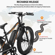 Load image into Gallery viewer, Aostirmotor S07 Commuting E-Bike Recharge Mileage
