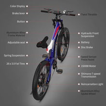 Load image into Gallery viewer, Aostirmotor S17 1500W High-end Mountain E-Bike Parts