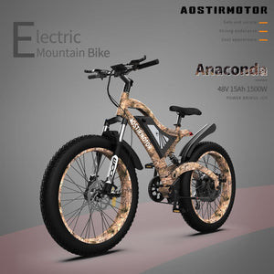 Aostirmotor S18 1500W Snakeskin Grain E-Bike