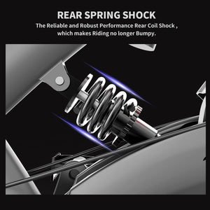 Aostirmotor S18 750W All Terrain Mountain E-Bike Rear Spring Shock