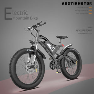 Aostirmotor S18 750W All Terrain Mountain E-Bike Gray