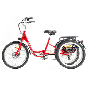 DWMEIGI MG708 350W Electric Trike 36V13AH Red - E-Bikes