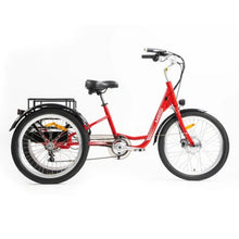 Load image into Gallery viewer, DWMEIGI MG708 350W Electric Trike 36V13AH Red - E-Bikes