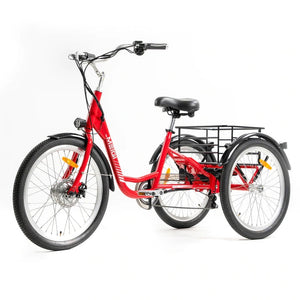 DWMEIGI MG708 350W Electric Trike 36V13AH Red - E-Bikes