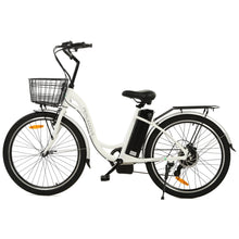Load image into Gallery viewer, Ecotric 26-inch Peacedove Electric City Bike With Basket And