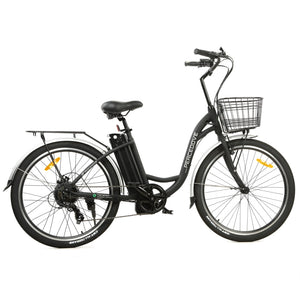 Ecotric 26 inch Peacedove Electric City Bike With Basket And Rear