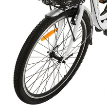 Load image into Gallery viewer, Ecotric 26-inch Peacedove Electric City Bike With Basket And