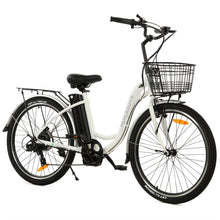Load image into Gallery viewer, Ecotric 26-inch Peacedove Electric City Bike With Basket And