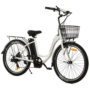 Ecotric 26-inch Peacedove Electric City Bike With Basket And