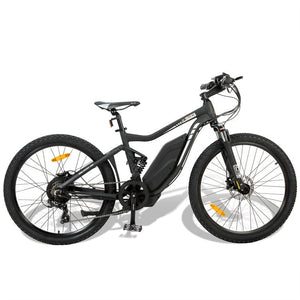 Ecotric Tornado Full Suspension Electric Mountain Bike Black