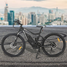 Load image into Gallery viewer, Ecotric Tornado Full Suspension Electric Mountain Bike Black