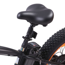 Load image into Gallery viewer, Ecotric UL-Certified Hammer Fat Tire Beach Snow Electric Bike Orange Seat