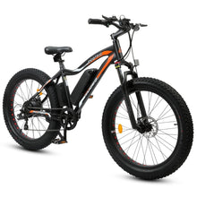 Load image into Gallery viewer, Ecotric UL-Certified Rocket Fat Tire Beach Snow Electric Bike Matt Black