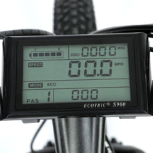 Load image into Gallery viewer, Ecotric UL-Certified Rocket Fat Tire Beach Snow Electric Bike Matt Black LCD Display 