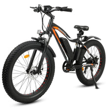 Load image into Gallery viewer, Ecotric UL-Certified Rocket Fat Tire Beach Snow Electric Bike Matt Black