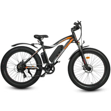 Load image into Gallery viewer, Ecotric UL-Certified Rocket Fat Tire Beach Snow Electric Bike Matt Black