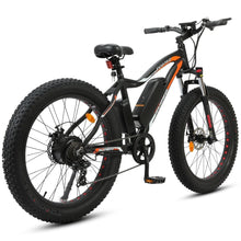 Load image into Gallery viewer, Ecotric UL-Certified Rocket Fat Tire Beach Snow Electric Bike Matt Black