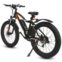 Load image into Gallery viewer, Ecotric UL-Certified Rocket Fat Tire Beach Snow Electric Bike Matt Black