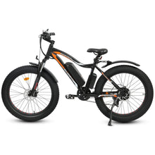 Load image into Gallery viewer, Ecotric UL-Certified Rocket Fat Tire Beach Snow Electric Bike Matt Black