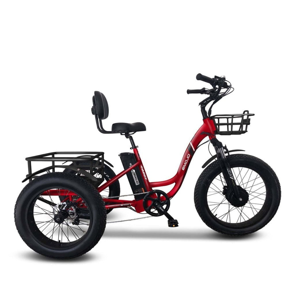 EMOJO Caddy Pro Electric Trike Red