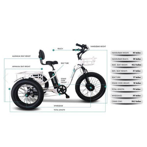 EMOJO Caddy Pro Electric Trike Specifications