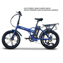 Load image into Gallery viewer, EMOJO Lynx Pro Sport Electric Bike 500W Blue