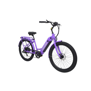 Fission Cycles ST-500 Electric Bicycle White/Purple - 