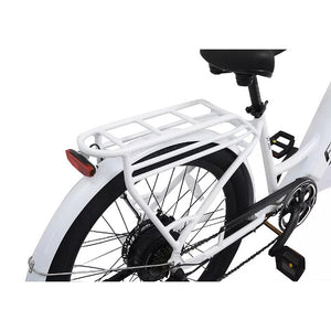 Fission Cycles ST-500 Electric Bicycle White/Purple - 