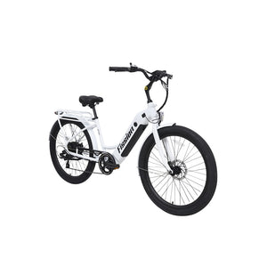 Fission Cycles ST-500 Electric Bicycle White/Purple - 