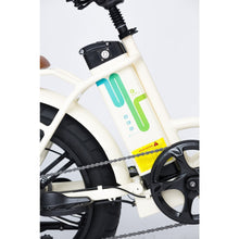 Load image into Gallery viewer, GreenBike Electric City PATH Folding E-Bike | Cream - 