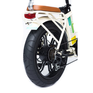 GreenBike Electric City PATH Folding E-Bike | Cream - 