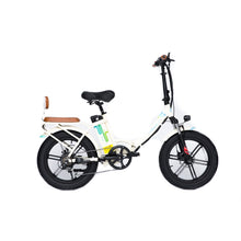 Load image into Gallery viewer, GreenBike Electric City PATH Folding E-Bike | Cream - 