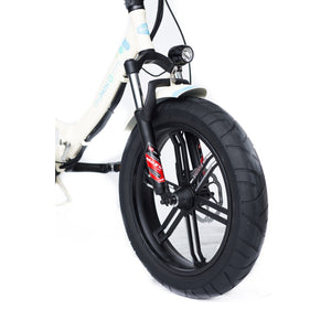 GreenBike Electric City PATH Folding E-Bike | Cream - 