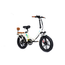 Load image into Gallery viewer, GreenBike Electric City PATH Folding E-Bike | Cream - 