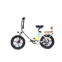 Load image into Gallery viewer, GreenBike Electric City PATH Folding E-Bike | Cream - 