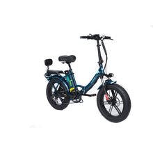 Load image into Gallery viewer, GreenBike Electric City PATH Folding E-Bike | Dark Blue - 