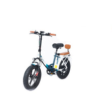 Load image into Gallery viewer, GreenBike Electric City PATH Folding E-Bike | White Blue - 