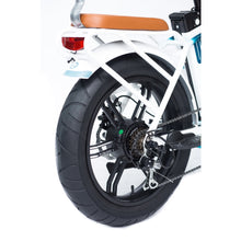 Load image into Gallery viewer, GreenBike Electric City PATH Folding E-Bike | White Blue - 