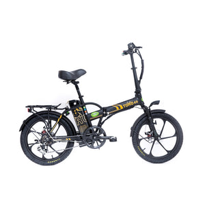 GreenBike Electric Toro E-Bike | Black Frame with Orange 