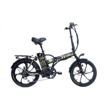 Load image into Gallery viewer, GreenBike Electric Toro E-Bike | Black Frame with Orange 