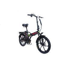 Load image into Gallery viewer, GreenBike Electric Toro E-Bike | Black Frame with Red Logo -