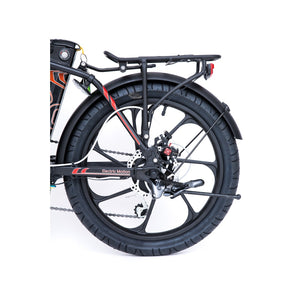 GreenBike Electric Toro E-Bike | Black Frame with Red Logo -