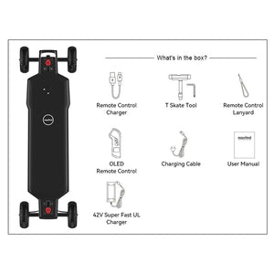 Maxfind FF Plus (Long Range) Electric Skateboard - Electric 