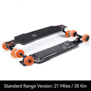 Maxfind FF Street Standard Electric Skateboard Cloud Wheels Orange