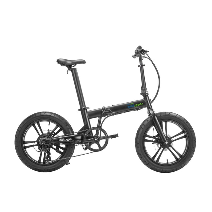 Qualisports Beluga Folding Electric Bike 500W Black/Gray - 