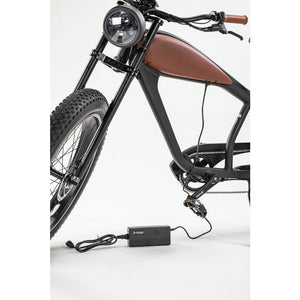 Revi Bikes Cheetah 48V 13Ah Electric Bike Black/Platinum 