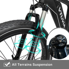 Load image into Gallery viewer, Vtuvia SN100 750W Fat-Tire Electric Mountain Bike All Terrain Suspension